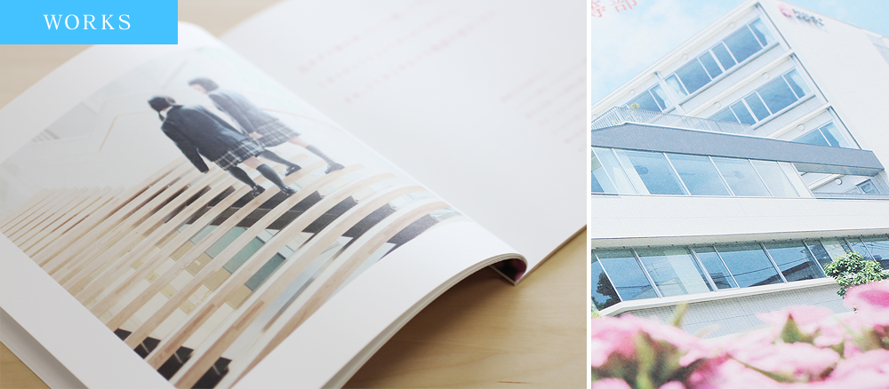 学校法人淑徳学園様学校案内イメージ